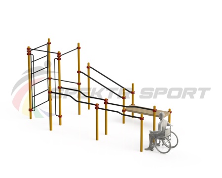 Купить Спортивный комплекс для инвалидов-колясочников WRK-D16_76mm в Черняховске 